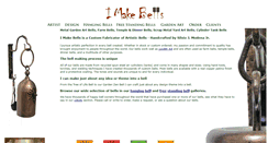 Desktop Screenshot of imakebells.com