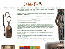 Tablet Screenshot of imakebells.com